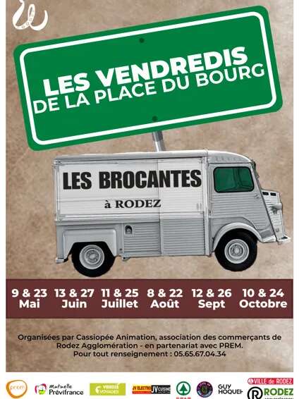 Brocante Place du Bourg Rodez
