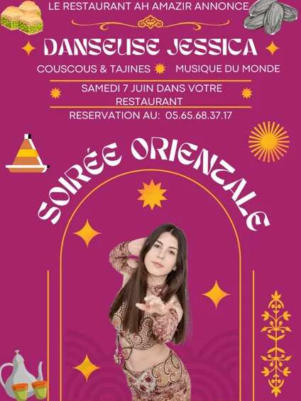 Soirée orientale au restaurant AH AMAZIR.