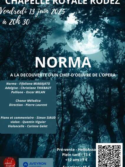 Concert NORMA à la Chapelle Royale de Rodez