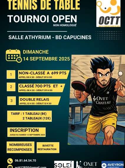 Tournoi de tennis de table