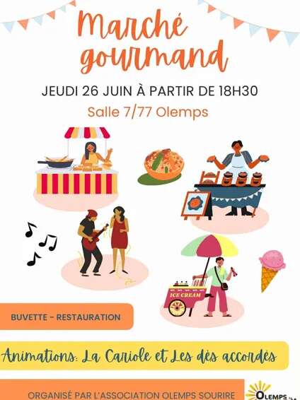 Marché gourmand Olemps Sourire