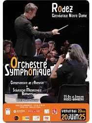 Concert Orchestre Symphonique Conservatoire de l'Aveyron