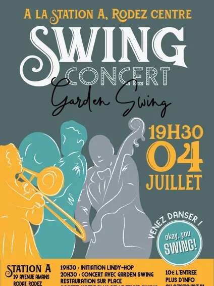 Concert et initation à la dance : "Ça va swinguer à Rodez"