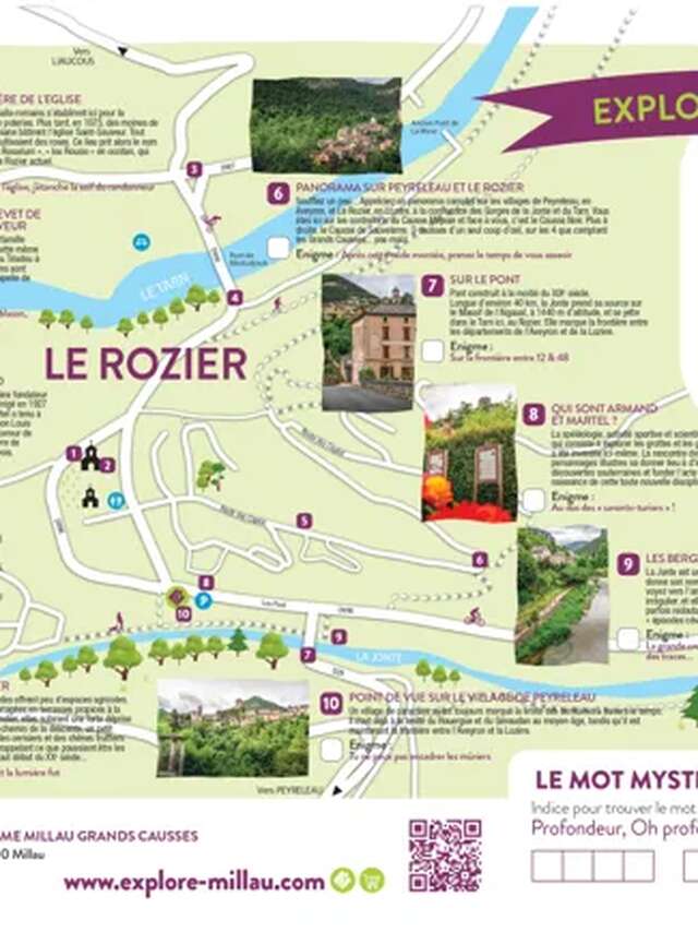 Jeu de piste papier, familial et en autonomie- Le Rozier & Peyreleau