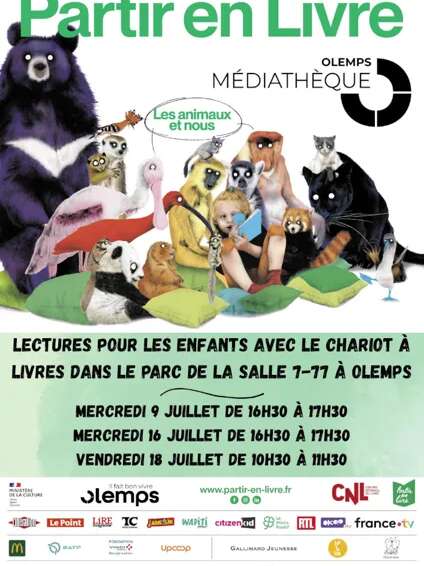 Lecture pour enfants "Partir en livre"
