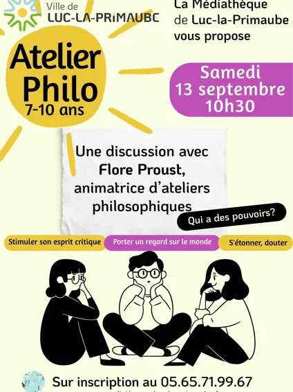 Atelier philo - 7 à 10 ans