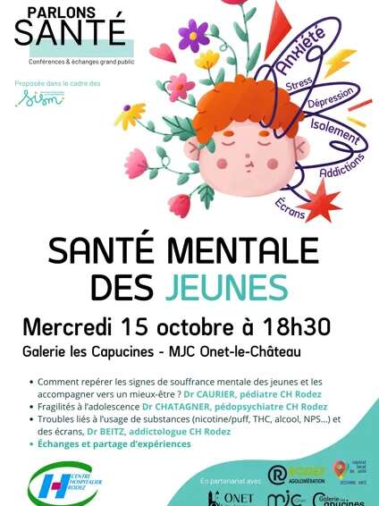 Conférence : "Parlons santé, la santé mentale des jeunes"