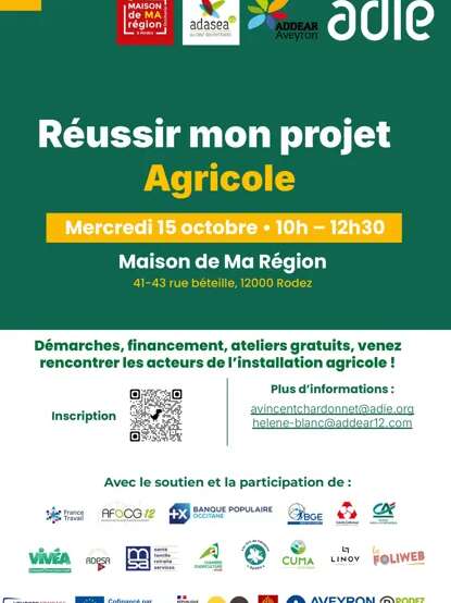 Réussir mon projet agricole