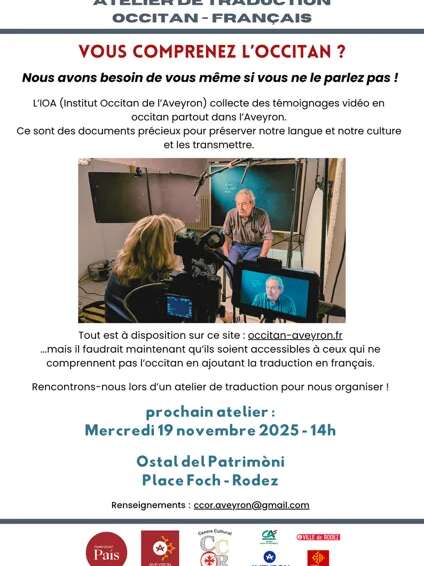 Atelier de traduction occitan-Français