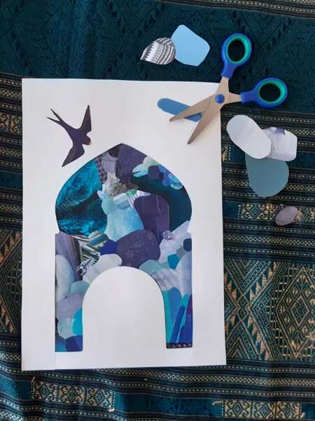 Atelier Porte d'Orient en papier découpé