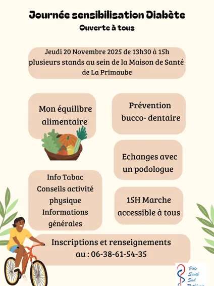 Journée sensibilisation Diabète