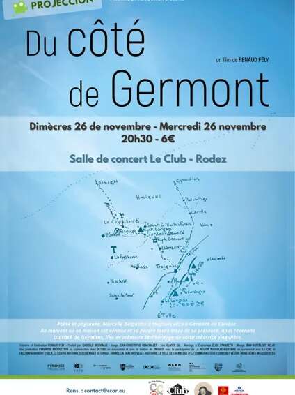 Projection du film Du côté de Germont - de Renaud Fély