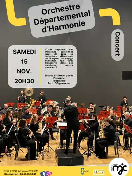 CONCERT : Orchestre Départemental d'Harmonie