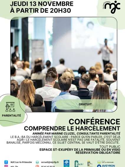 CONFÉRENCE : Comprendre le harcèlement