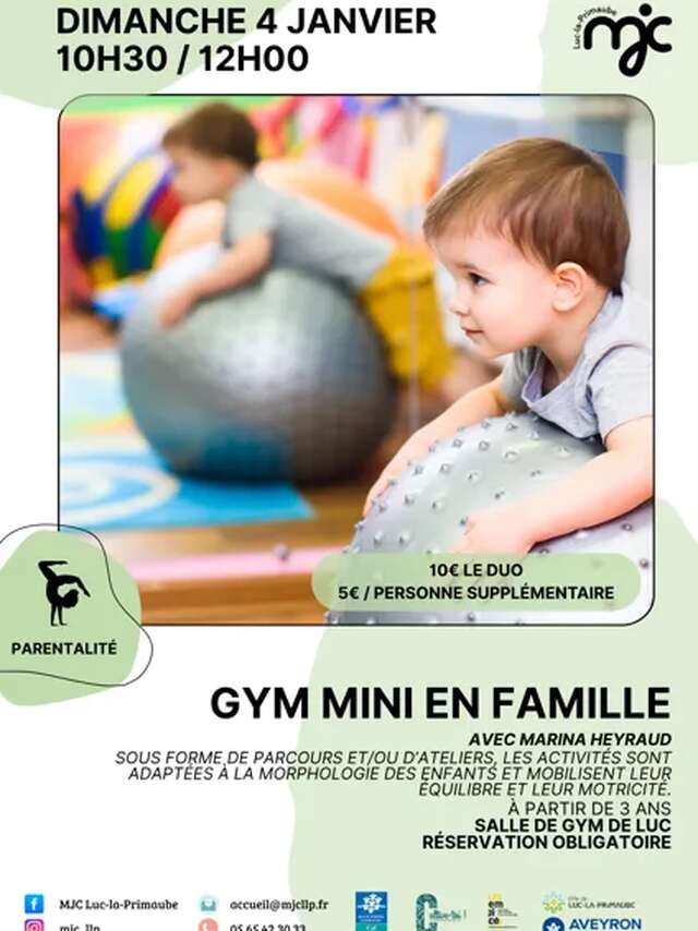 LOISIRS EN FAMILLE : Gym mini