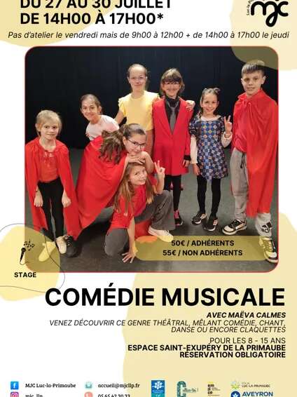 STAGE : Comédie musicale