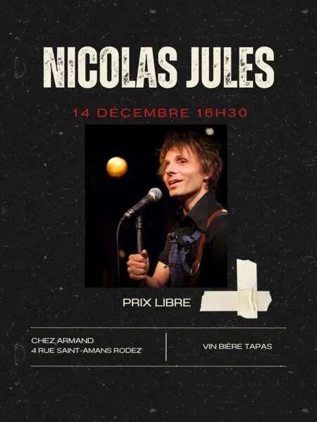 Concert : Nicolas Jules