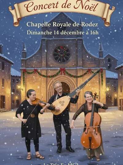 Concert de Noël : Trio E= MC2 à la Chapelle Royale