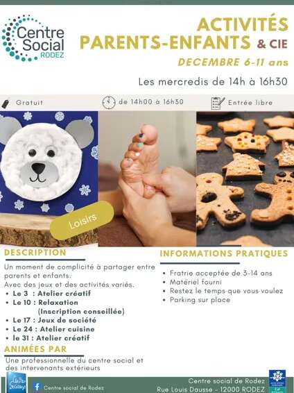 Activités parents & enfants (6-11 ans)