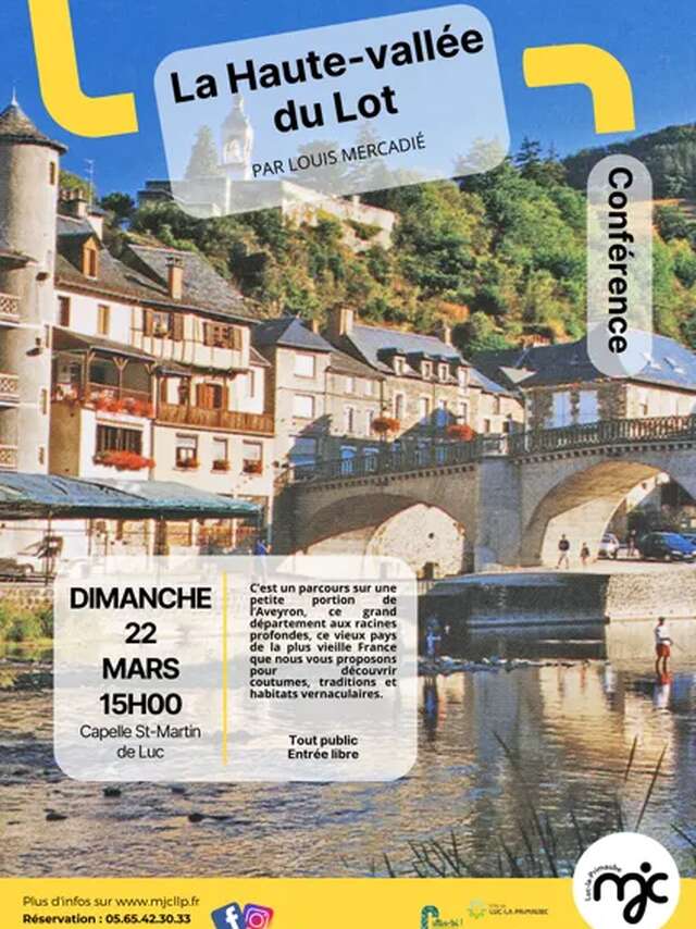CONFÉRENCE : La haute vallée du Lot