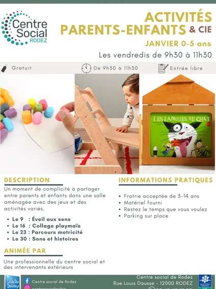 Activités parents & enfants (0-5ans)