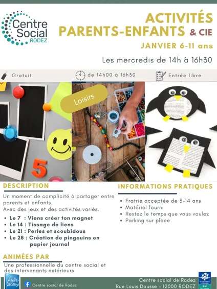 Activités parents & enfants (6-11 ans)