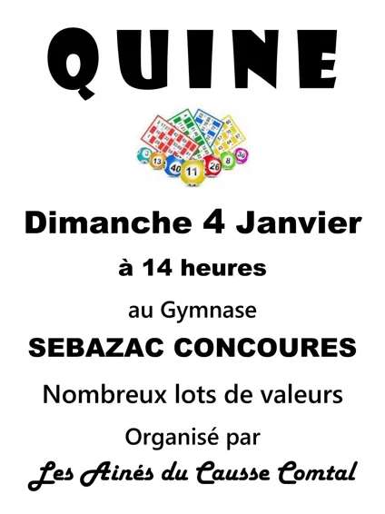 Quine des ainés du Causse Comtal