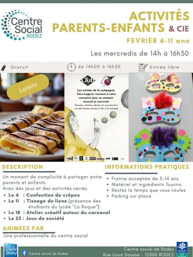 Activités parents & enfants (6-11ans)