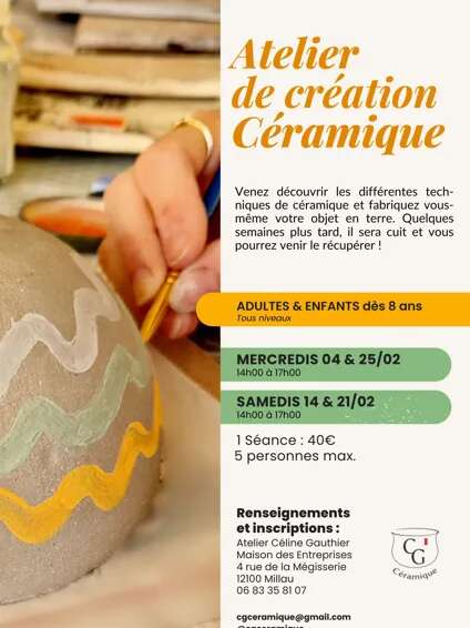 Atelier de création de Céramique