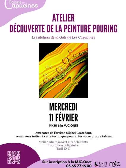 Atelier de peinture avec Michel Gratadour