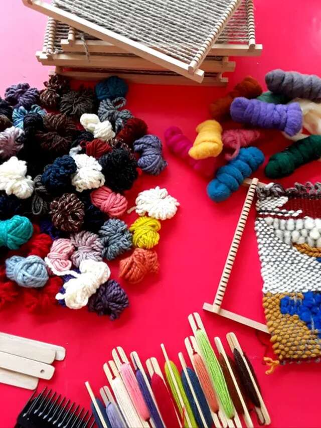 Visite/atelier à 4 mains : "Initiation au tissage" - COMPLET