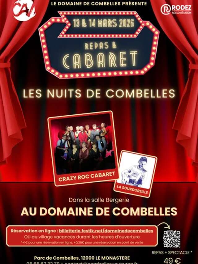 Repas & cabaret : Les Nuits de Combelles