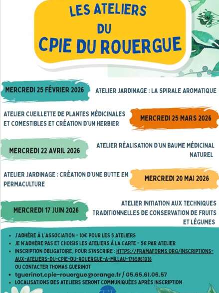 Les ateliers du CPIE du Rouergue