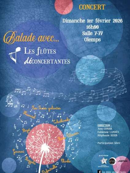 Concert les Flûtes Déconcertantes