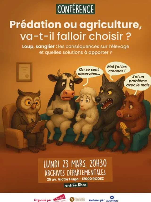 Conférence : Prédation ou Agriculture, va-t-il falloir choisir ?