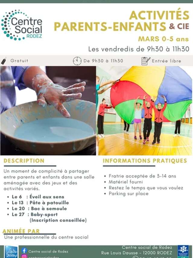 Activités parents & enfants (0-5ans)