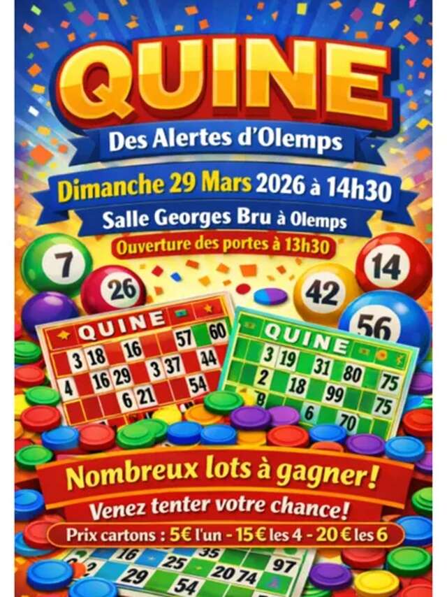 Quine les Alertes d'Olemps