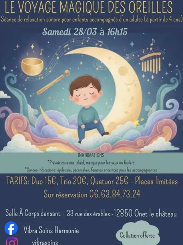 Voyage sonore : "Le voyage magique des oreilles"