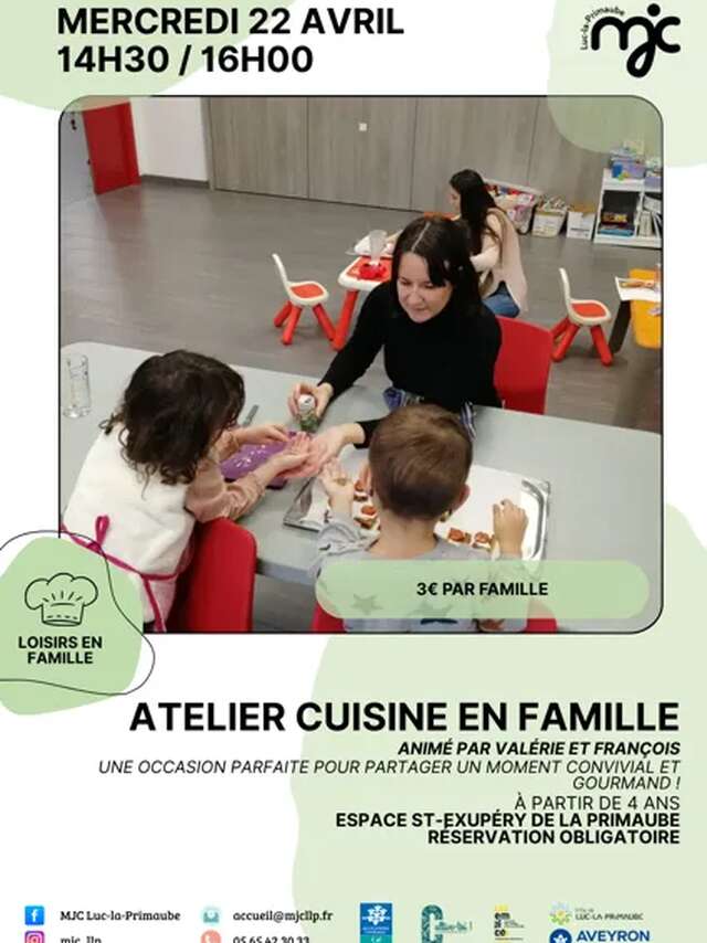 LOISIRS EN FAMILLE : Atelier cuisine