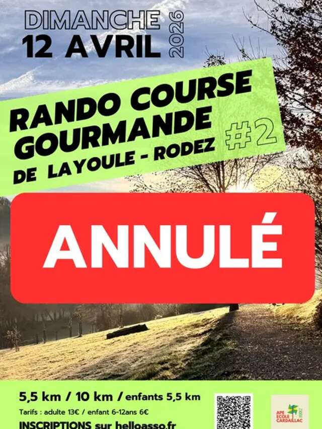 Randonnée / course gourmande de Layoule
