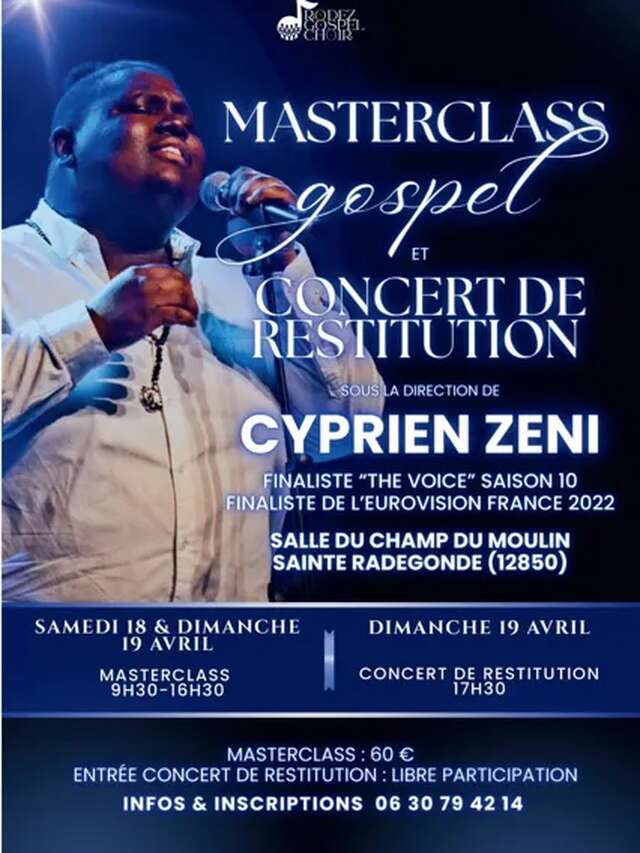 Masterclass gospel et concert de restitution