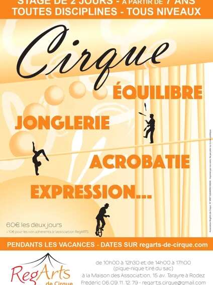 Stage pluridisciplinaire : cirque