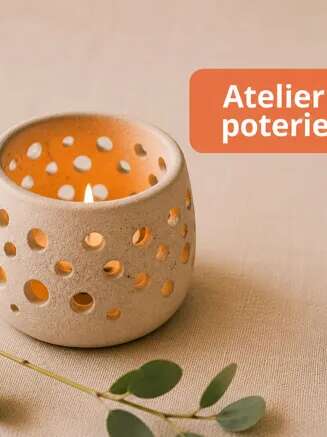 Atelier : Photophore en céramique