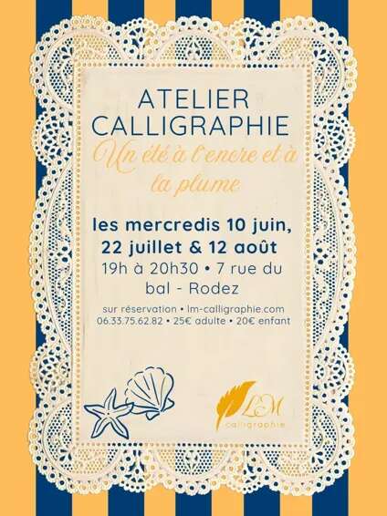 Atelier calligraphie