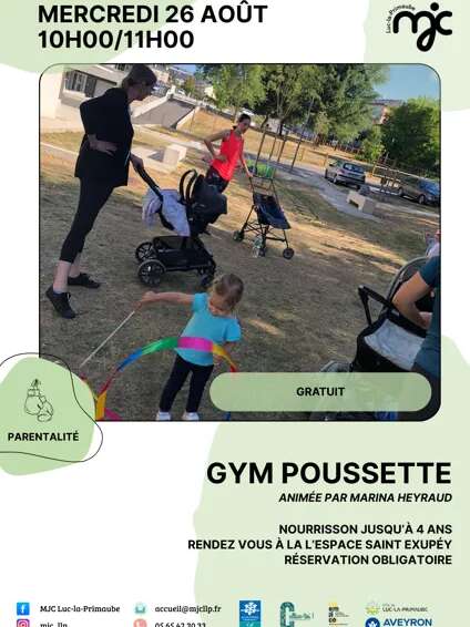 LOISIR EN FAMILLE : Gym poussette