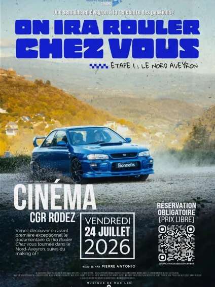 Projection : On Ira Rouler Chez Vous Étape 1 : Le Nord Aveyron au CGR de RODEZ !