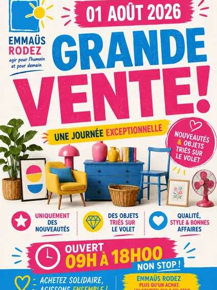 Grande vente d'été d'Emmaüs