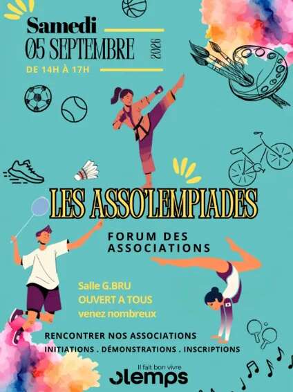 Asso’lempiades : les associations d’Olemps vous donnent rendez-vous !