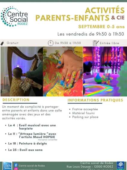 Activités parents & enfants (0-5 ans)