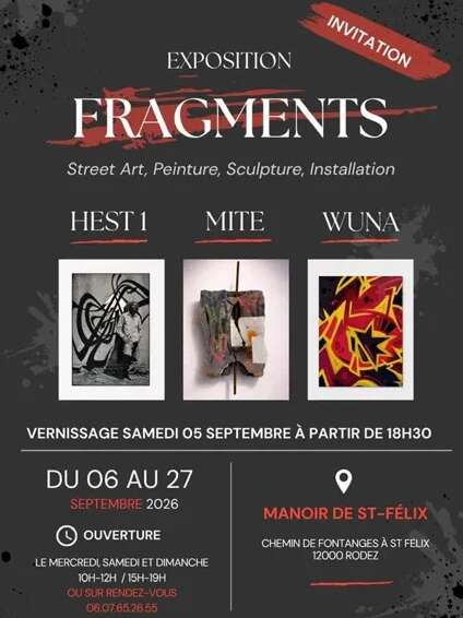 Exposition " Fragments " - Street Art, Peinture, Sculpture